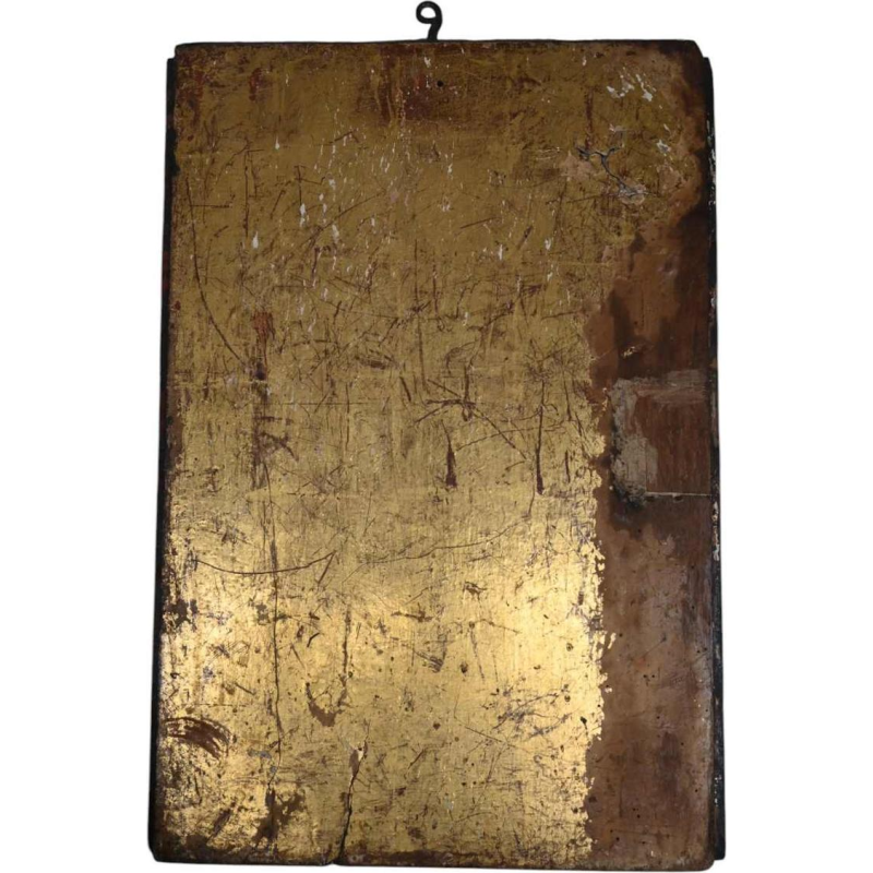 Christus op de koude steen, gesneden houten paneel, 17e eeuw