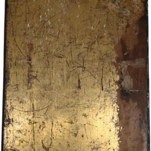 Christus op de koude steen, gesneden houten paneel, 17e eeuw