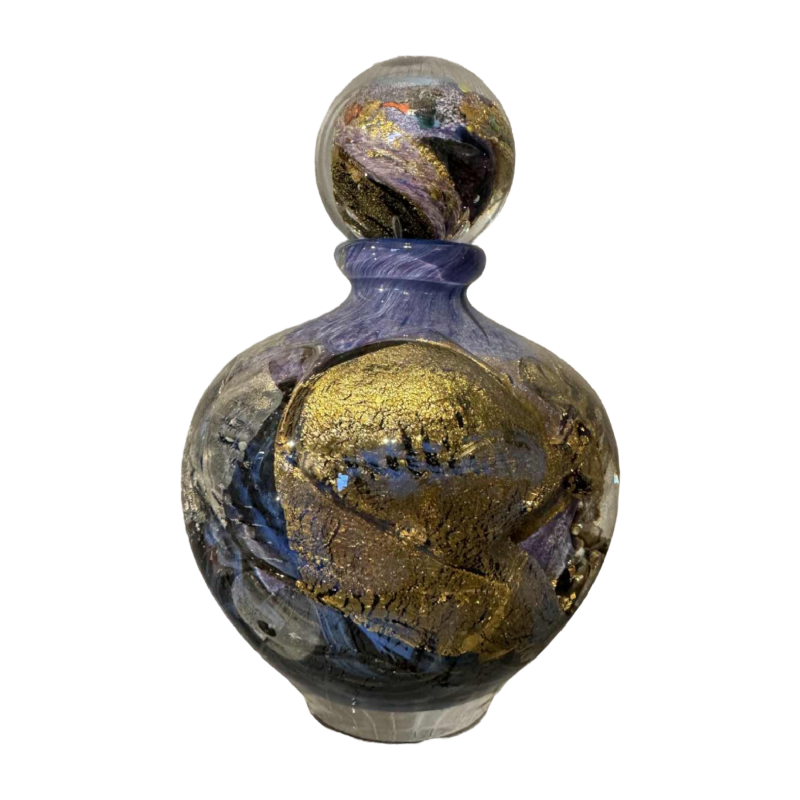 Jean-Claude NOVARO (1943-2014): "bottle with gold inclusion"