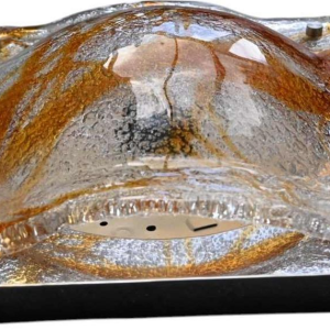 Toni Zuccheri voor Mazzega in Murano, paar vintage glazen wandlampen, 1970