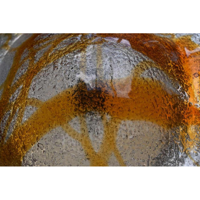 Toni Zuccheri for Mazzega in Murano, pair of vintage glass sconces, 1970s