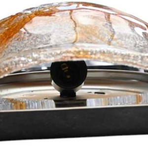 Toni Zuccheri pour Mazzega à Murano, paire d'appliques vintage en verre, 1970s