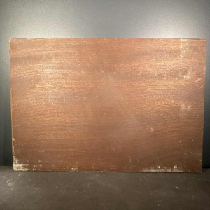 DELDERENNE LEON, Tableau Huile " Paysage lac montagnes enneige´es ", ca 1910