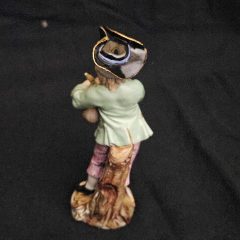 Meissen porcelain Child with bagpipes Germany late 19th c