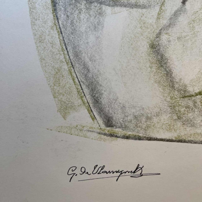GEORGES (Géo) DE VLAMYNCK 'Abstract vrouwelijk naakt A'
