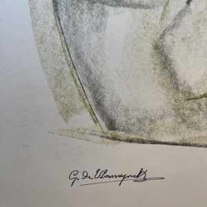 GEORGES (Géo) DE VLAMYNCK 'Nu de Femme Abstrait A'