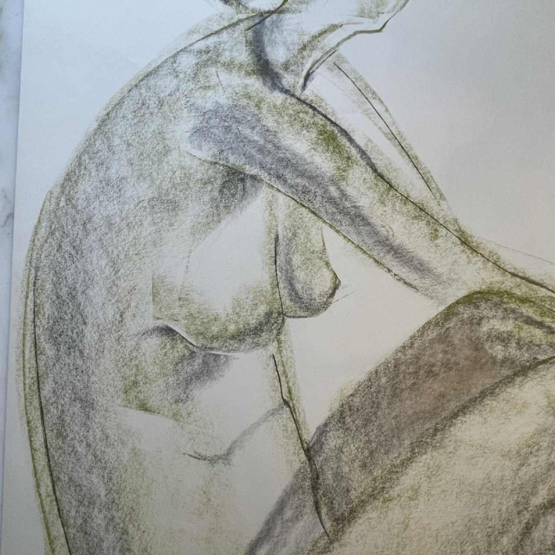 GEORGES (Géo) DE VLAMYNCK Nu de Femme Abstrait A'