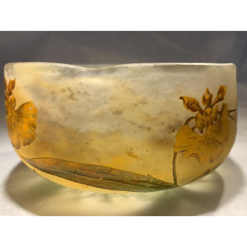 Coupe manufacture Daum à Nancy époque vers 1900