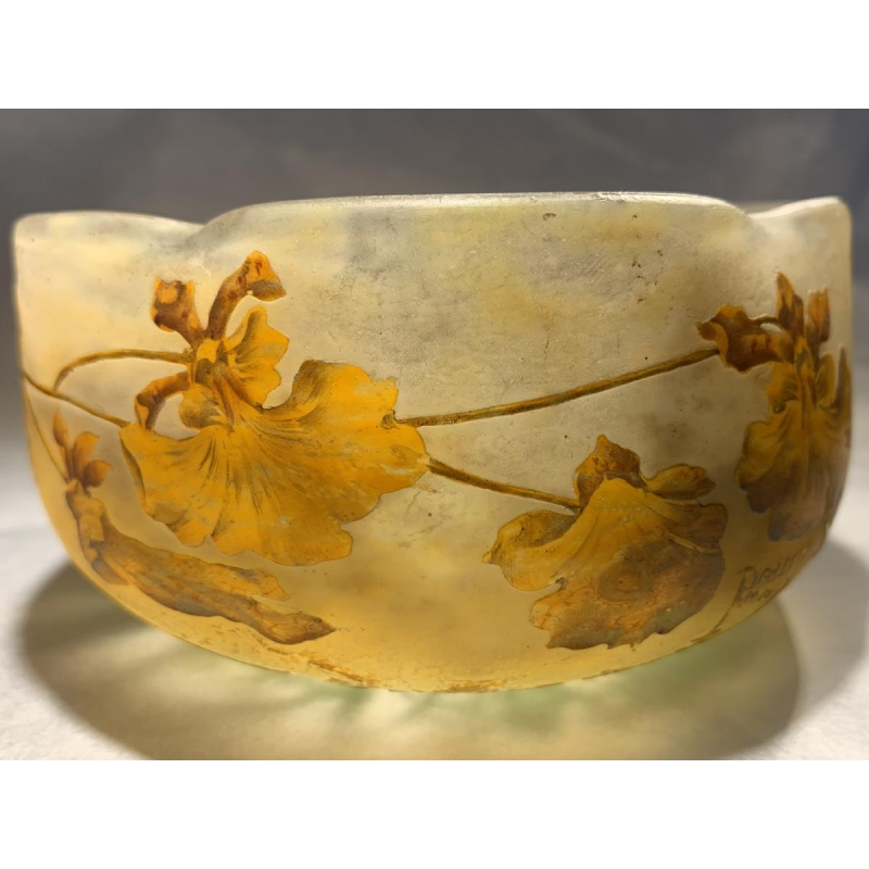 Coupe manufacture Daum à Nancy époque vers 1900