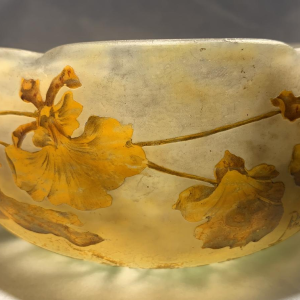 Coupe manufacture Daum à Nancy époque vers 1900