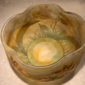 Coupe manufacture Daum à Nancy époque vers 1900