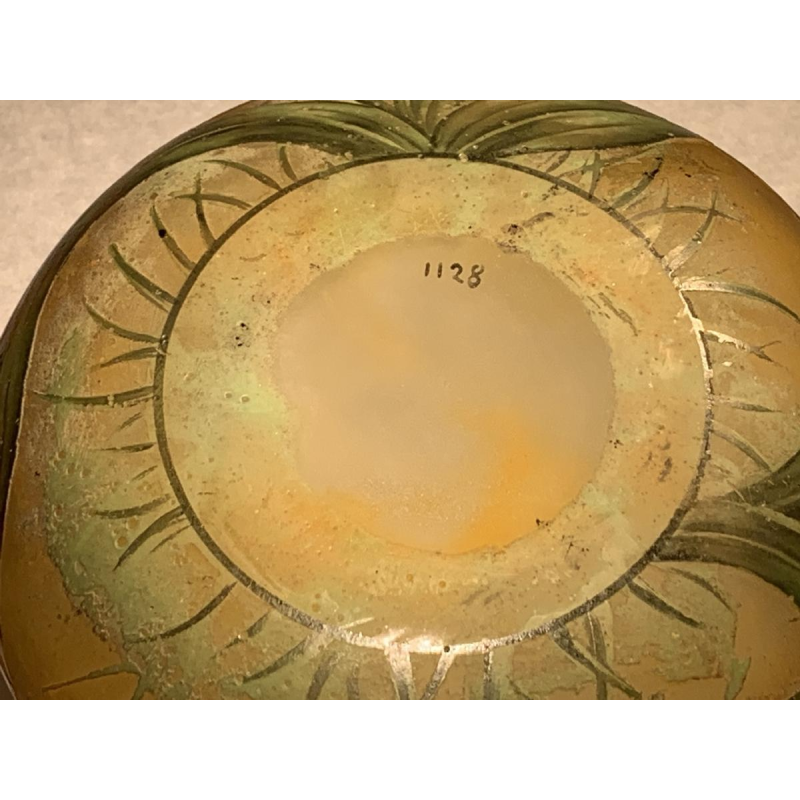 Coupe manufacture Daum à Nancy époque vers 1900