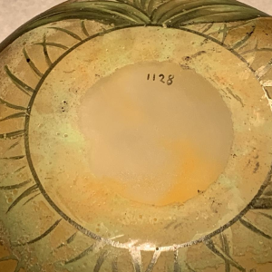 Coupe manufacture Daum à Nancy époque vers 1900