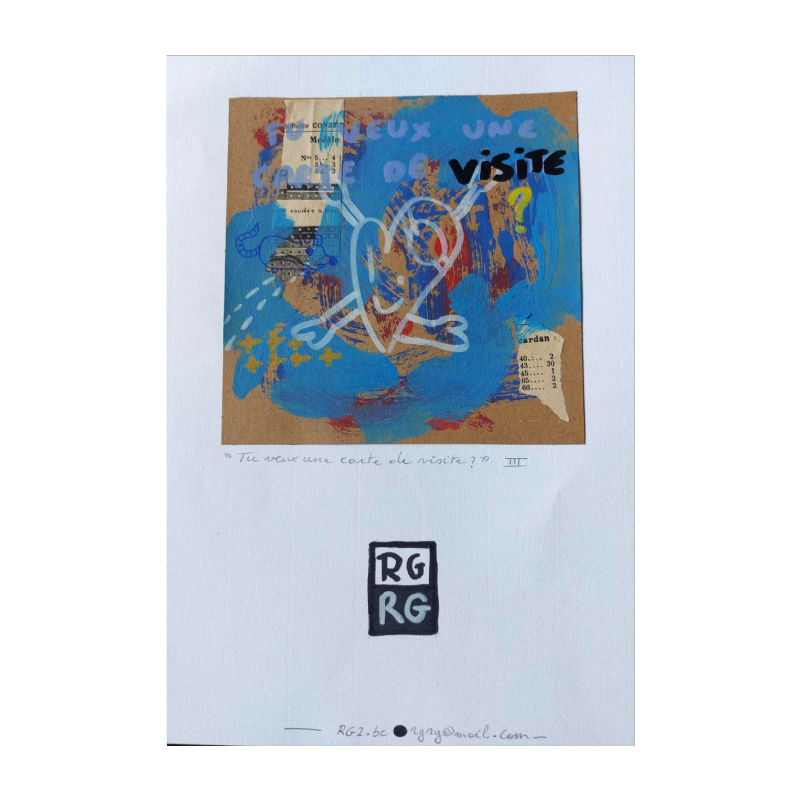 René et Ruben Gratia, Technique mixte sur papier, XXIe s