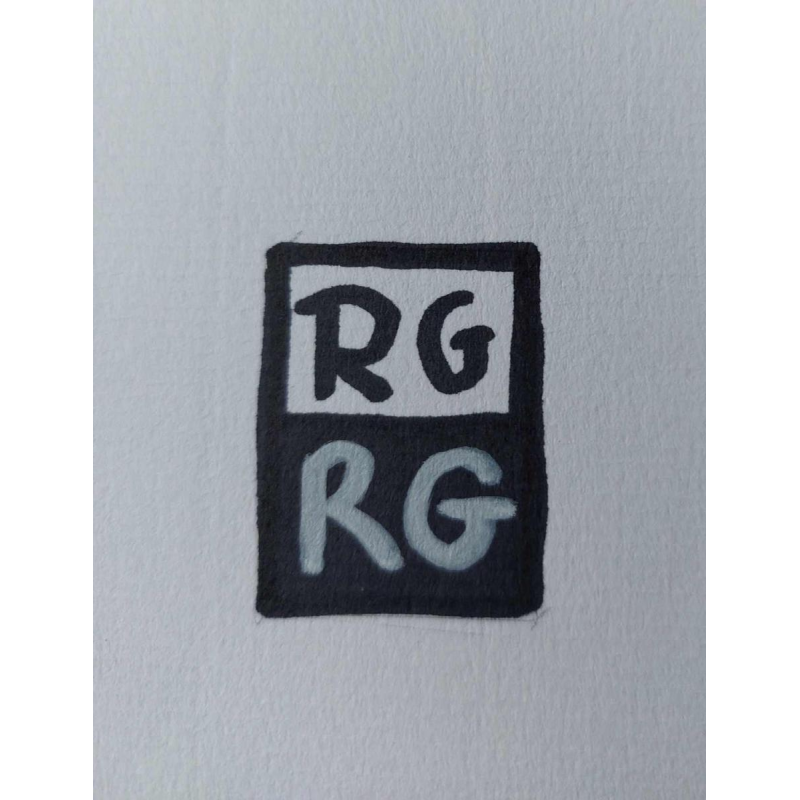 René en Ruben Gratia, Gemengde techniek op papier, 21e eeuw