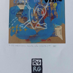 René en Ruben Gratia, Gemengde techniek op papier, 21e eeuw