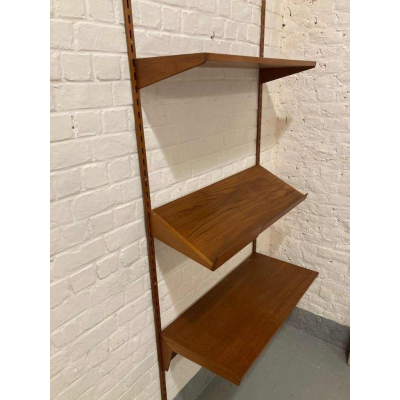 Kai Kristiansen, étagère / bibliothèque murale modulable, ca 1960