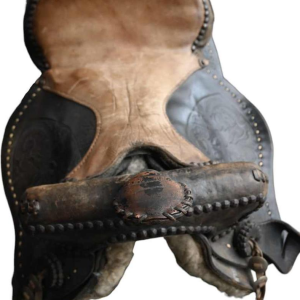 Selle de cheval Western richement décorée, milieu 20ème siècle