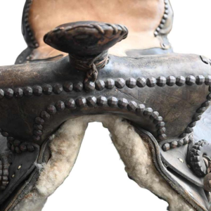 Selle de cheval Western richement décorée, milieu 20ème siècle