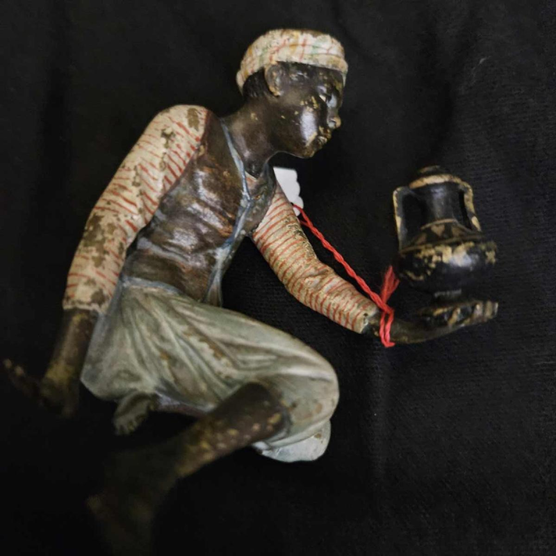 Bronze de Vienne, sculpture personnage orientaliste, Autriche fin XIXe s