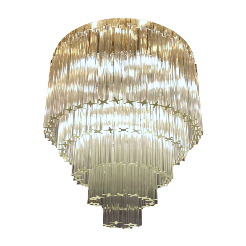 Kroonluchter van Murano-glas, ca 1980