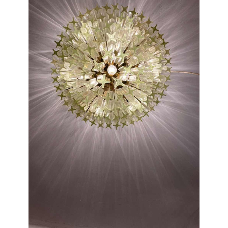 Murano glass chandelier, ca 1980