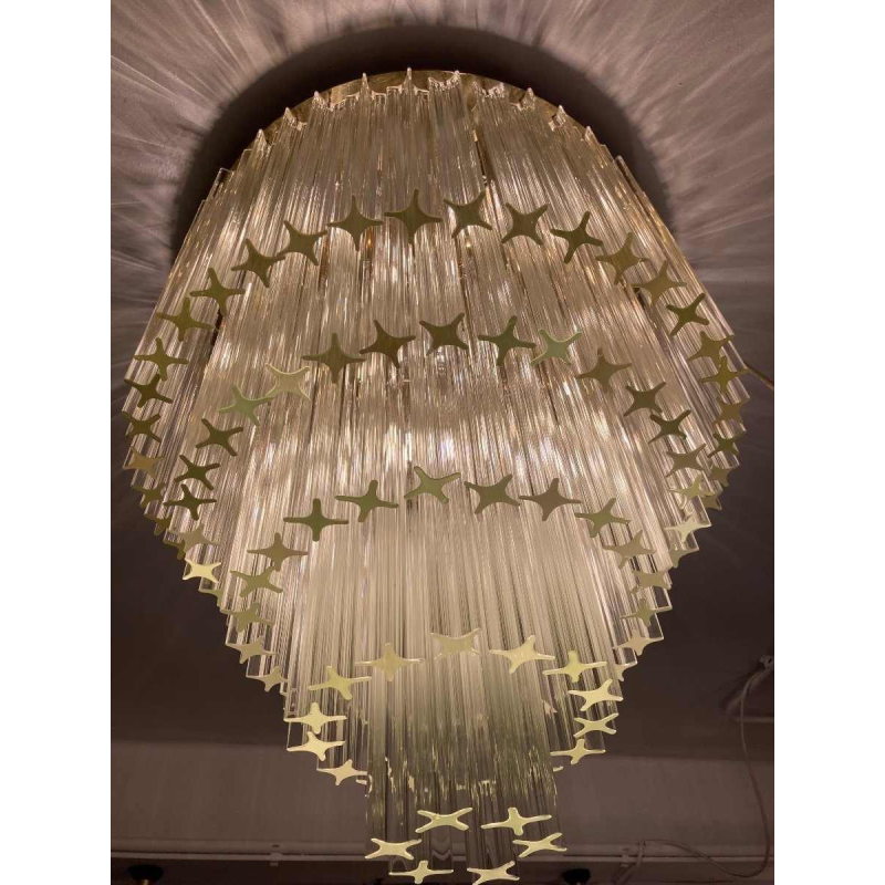 Kroonluchter van Murano-glas, ca 1980