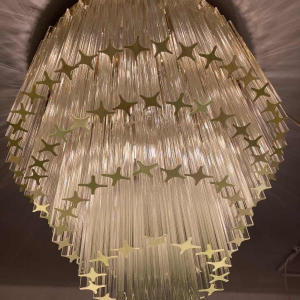 Kroonluchter van Murano-glas, ca 1980