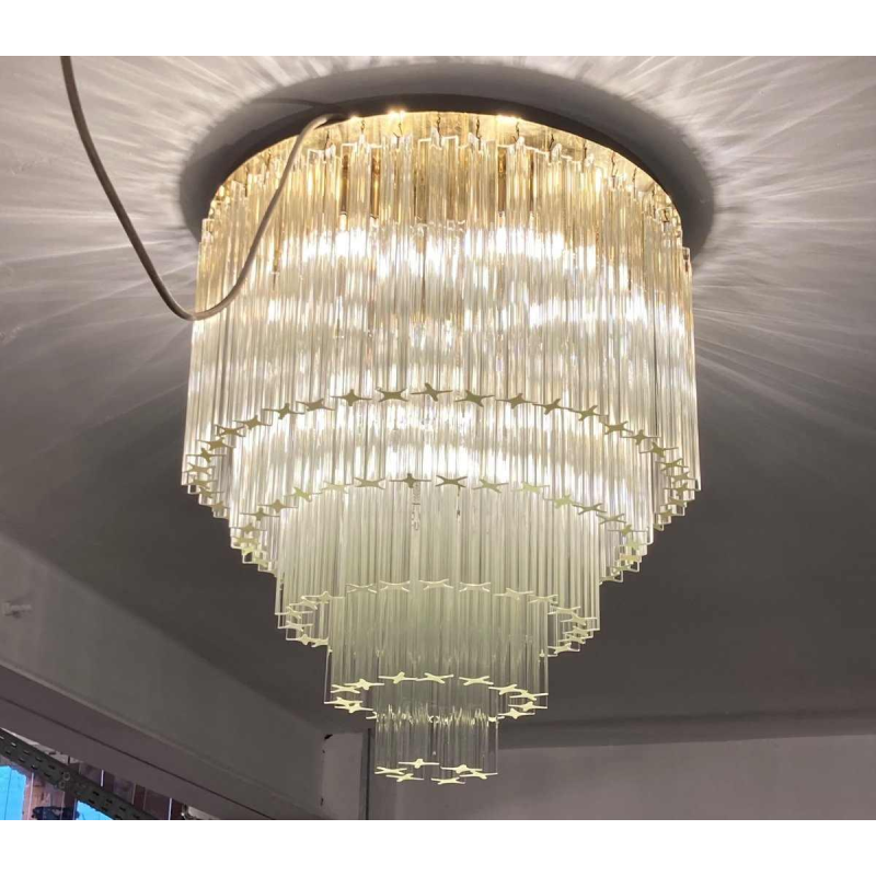 Lustre en verre de Murano, ca 1980