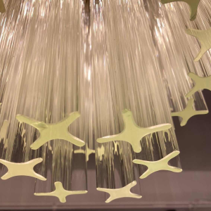 Murano glass chandelier, ca 1980