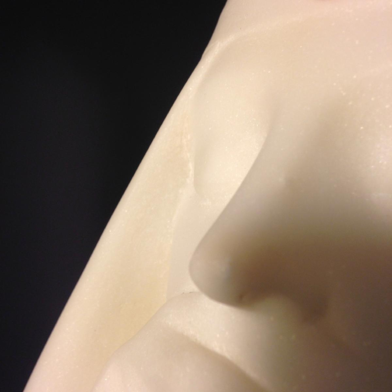 Louis Jacques Gallet, orientalist sculpture, marble symbolist woman, circa 1920