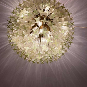 Kroonluchter van Murano-glas, ca 1980