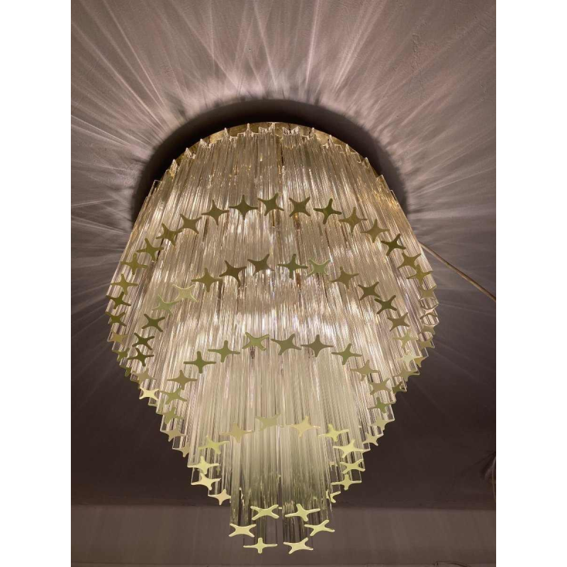 Lustre en verre de Murano, ca 1980