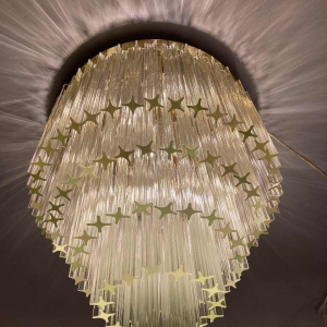 Kroonluchter van Murano-glas, ca 1980