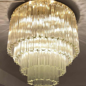 Lustre en verre de Murano, ca 1980