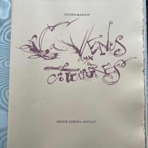 Sacher Masoch, Venus in Furs, illustrations by Salvador Dalí