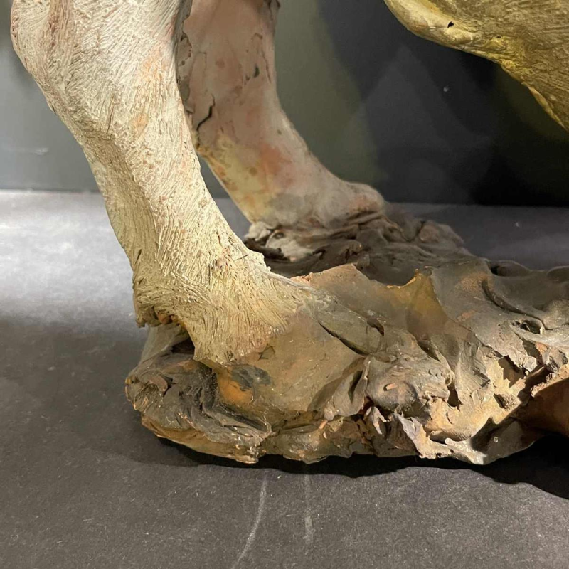 PIET PIJN, Large Sculpture " Cow " Unique Piece in Clay, ca 1940