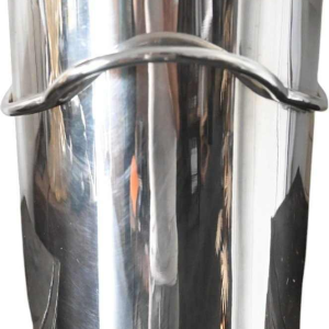 Bora's, seau à champagne en métal argenté, design Italien milieu XXe s