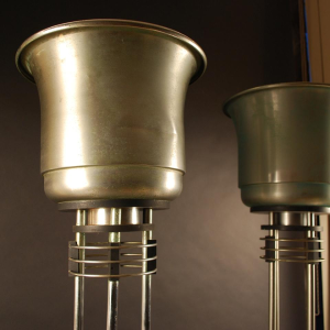 Rare pair of Art Deco planters / Mushroom buckets / Umbrella stand - 1925