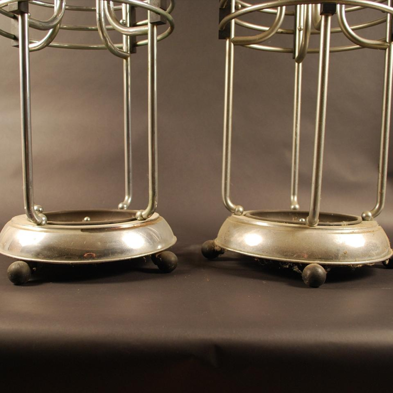 Rare pair of Art Deco planters / Mushroom buckets / Umbrella stand - 1925