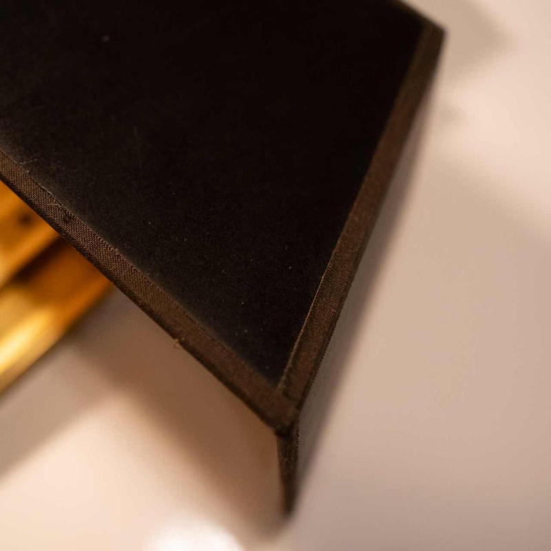 DEKNUDT, paar verguld messing wandlampen, Hollywood Regency stijl, ca 1970