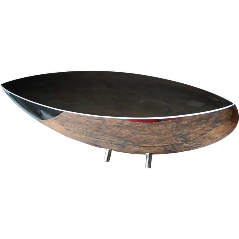 Ennio Passini pour Fratelli Cassetti, vase en métal argenté, Italie, 1970's