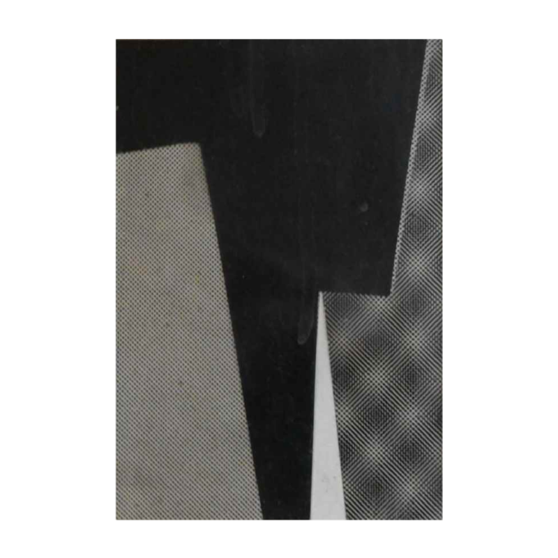 Alexis Keunen 'Abstraction géométrique" collage sur papier, 1963