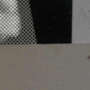 Alexis Keunen 'Abstraction géométrique" collage sur papier, 1963