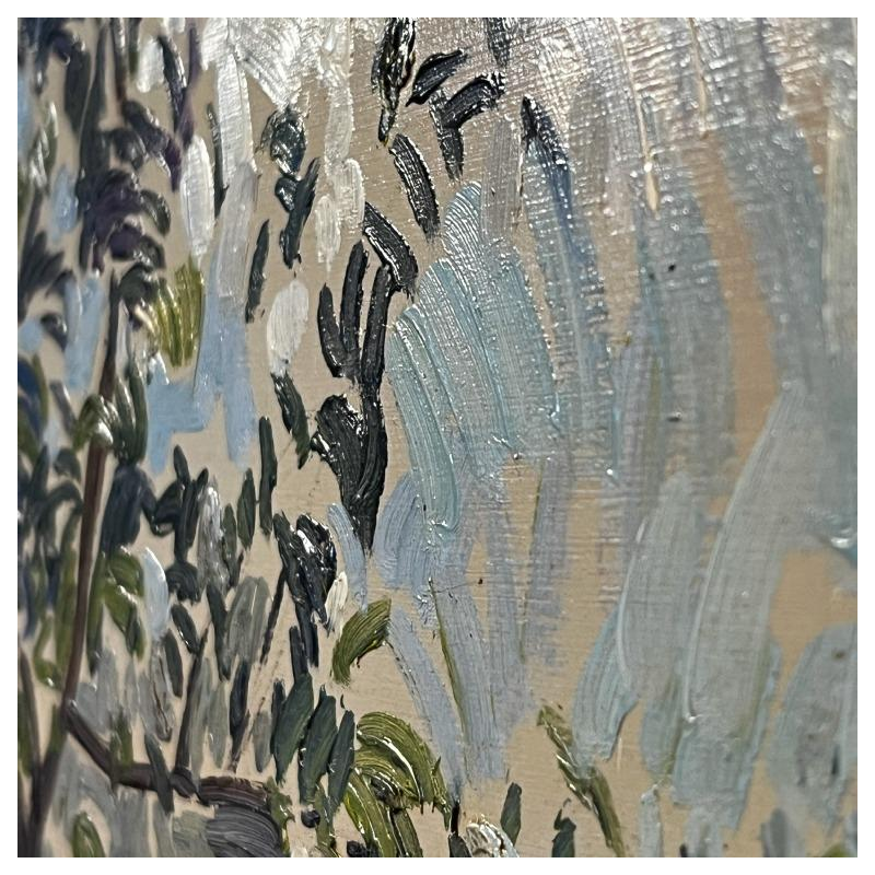 PAUL MATHIEU 'Paysage impressionniste' oil on panel, ca 1915