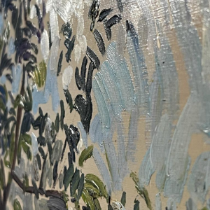 PAUL MATHIEU 'Impressionistisch landschap' olieverf op paneel, ca 1915