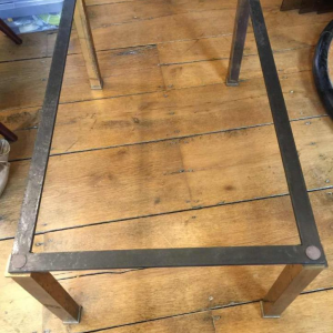 Etienne Allemeersch ( attribué à ), table basse en marbre " fossiles ", 1970