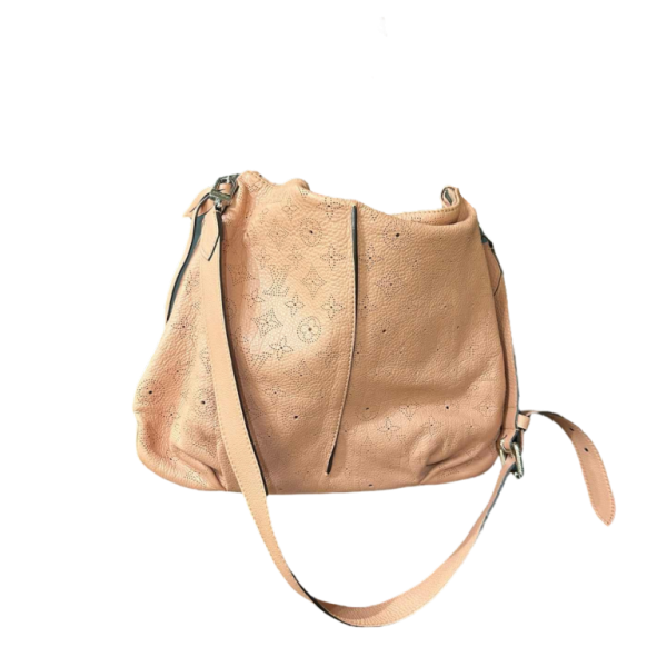 Louis Vuitton leren tas monogram oud roze