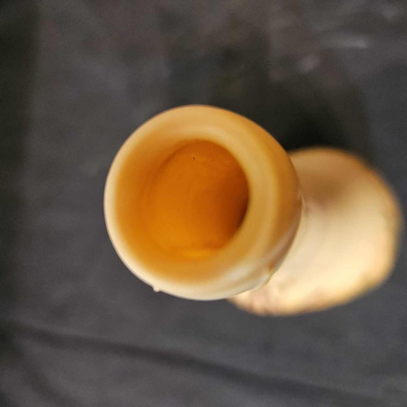 Legras, acid-etched glass vase, decorated with seaweed motifs, ca. 1900