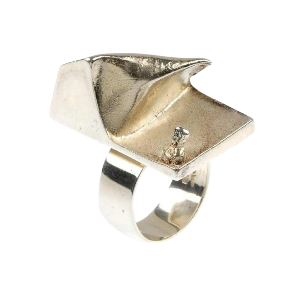 Bjorn Weckstrom 'Lapponia' zilveren ring uit de 'Space Series'